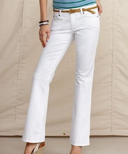 white jeans