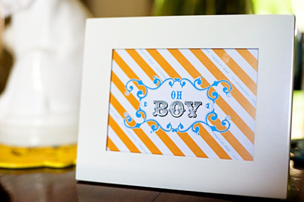 Baby shower decor -- printables