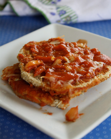 Baked eggplant marinara