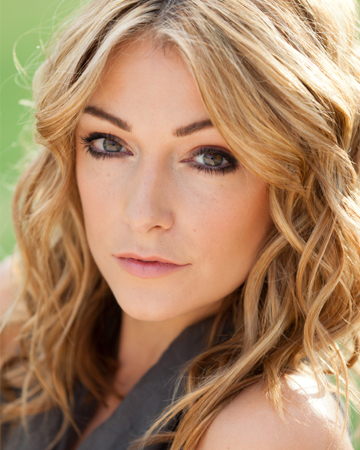 Woman with beach waves