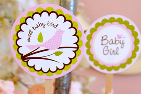 Little birdie printables from Frog Prince Paperie