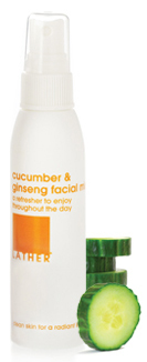 Lather Cucumber & Ginseng Facial Mist, $14.00 at lather.com