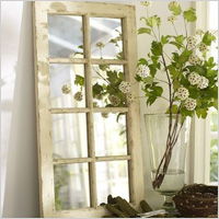Paned mirror