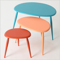 Neat nesting tables