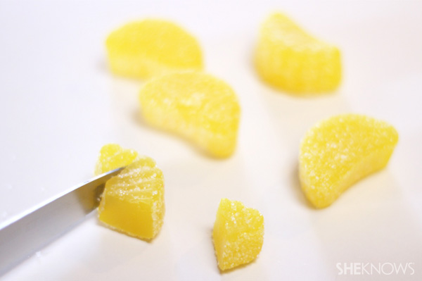 Candy kekbabs -- cut candies