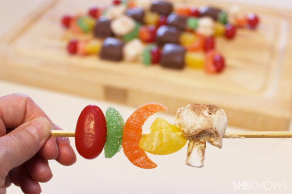 Candy kekbabs -- Skewer