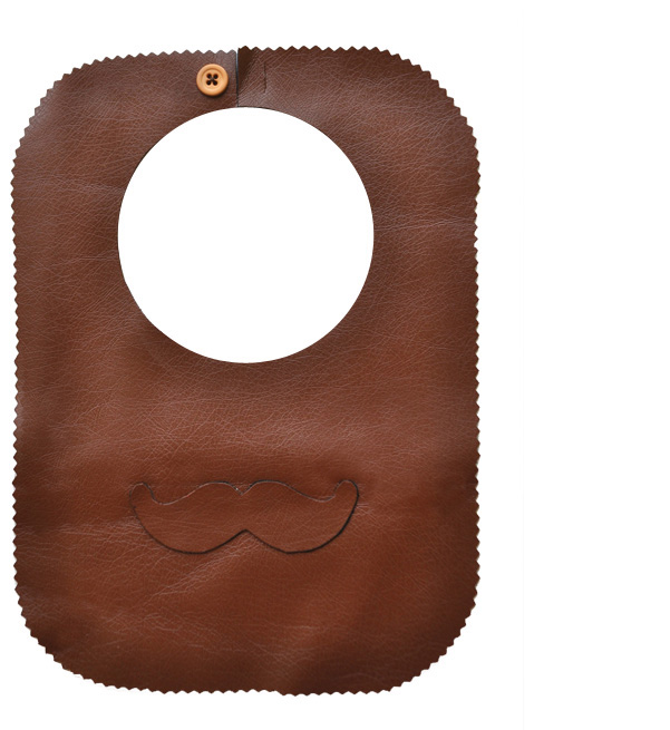 DIY Moustache bib