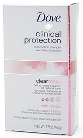 Dove Clinical Protection Clear Tone Deodorant, $6.39 at drugstore.com