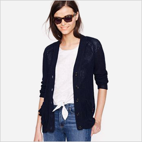 chic linen cardigan