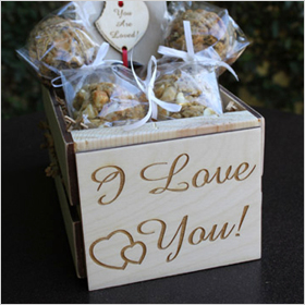 Coyote Oaties I Love You Crate of Gourmet Cookies ($43)