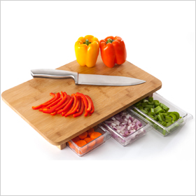Mocubo Modular Bamboo Cutting Board ($40)