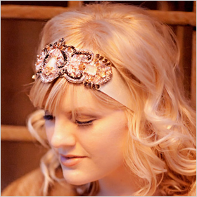 flapper girl style headband