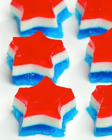 Fourth of July jello shot