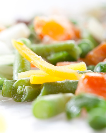 Frozen vegetable blend