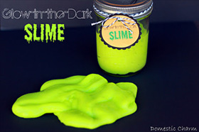 Glow in the dark slime