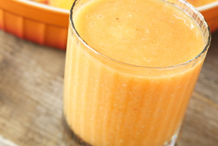 Cantaloupe-lemon shake