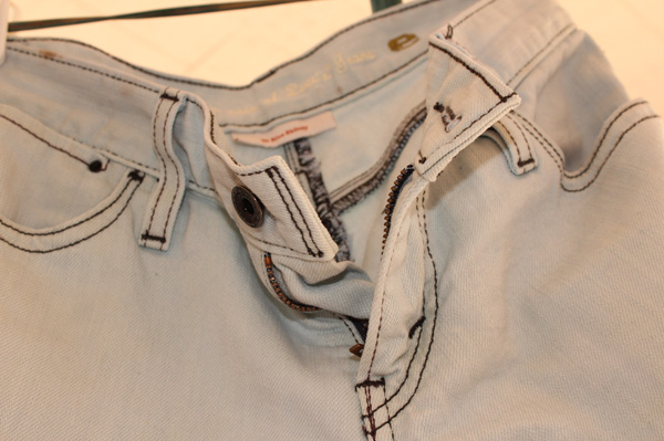 Colored denim