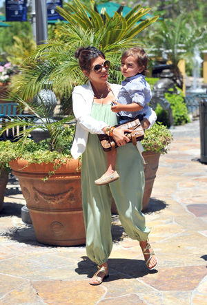 Kourtney Kardashian and Mason