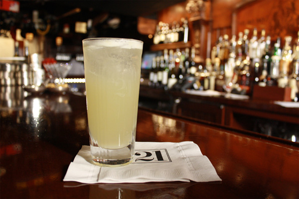 ‘21’ Club’ Gin Fizz