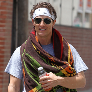 Matthew McConaughey working out