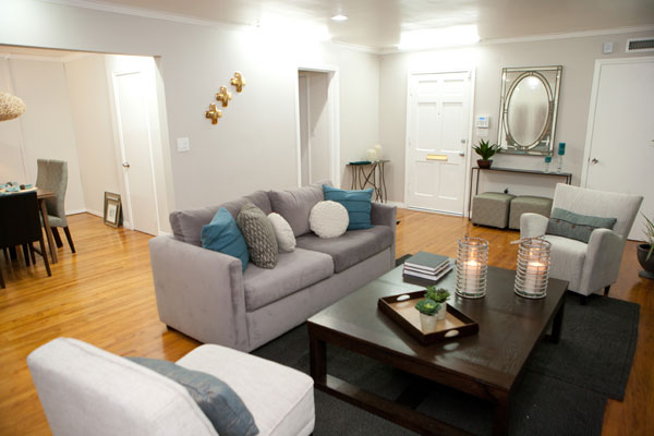 Design Star season 7, episode 4: Nitzkin's living room designed by Danielle Colding & Miera Melba