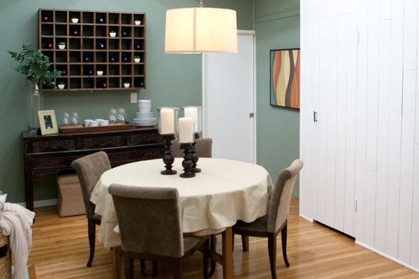 Design Star season 7, episode 4: Dining room designed by Hilari Younger & Mikel Welch