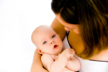 Mom with baby