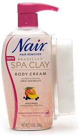 Nair Brazilian Spa Clay Shower Power Hair Removal Cream, $10.19 at drugstore.com