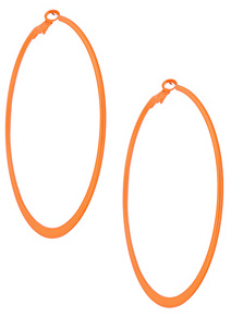 Giant hoop earrrings