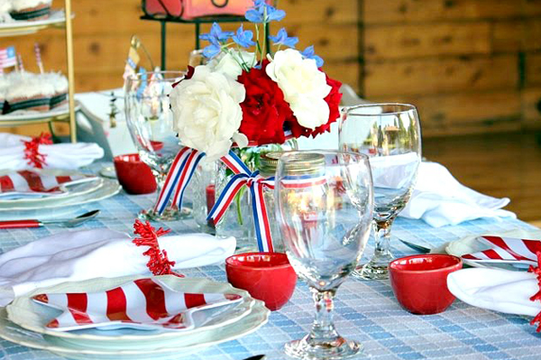 Patriotic tablescape