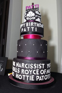 Patti Stanger's birthday cake