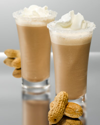 Salted chocolate peanut shot