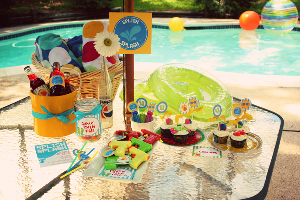 Pool themed summer party