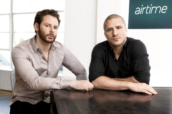 Sean Parker and Shawn Fanning introduce Airtime