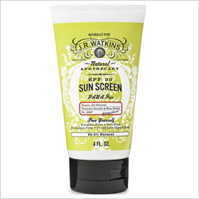 SPF 30 suncreen by J.R. Watkins