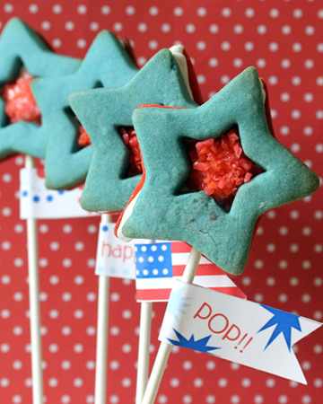 Pop star cookie pops