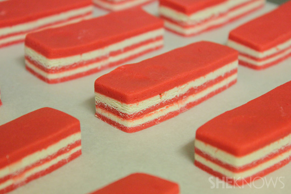 arrange the dough on a cookie sheet