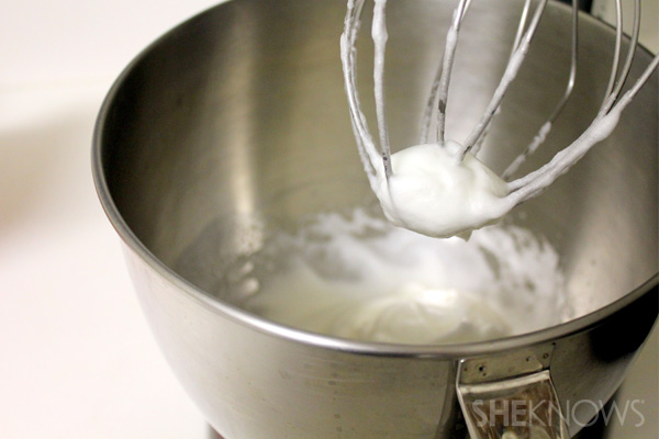 beat the egg whites