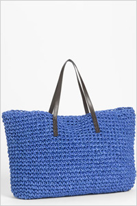 Tote: Under One Sky oversized straw tote