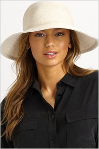 Hat: Eric Javits floppy hat