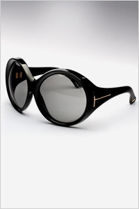 Sunglasses: Tom Ford round oversized sunglasses