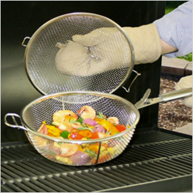 Backyard Stainless Steel Mesh Basket ($25)