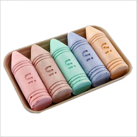 Eco-friendly sidewalk chalk