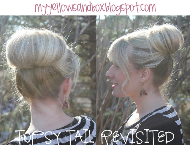 Topsytail bun