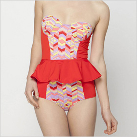 Anthropologie's Isometric Maillot
