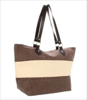 Magid striped tote