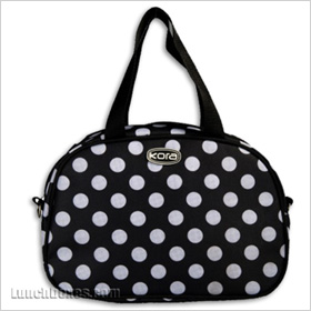 polka dots lunch bag