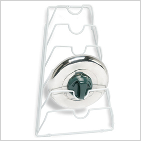 Door mount lid rack