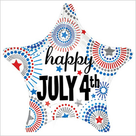 Party City patriotic balloon