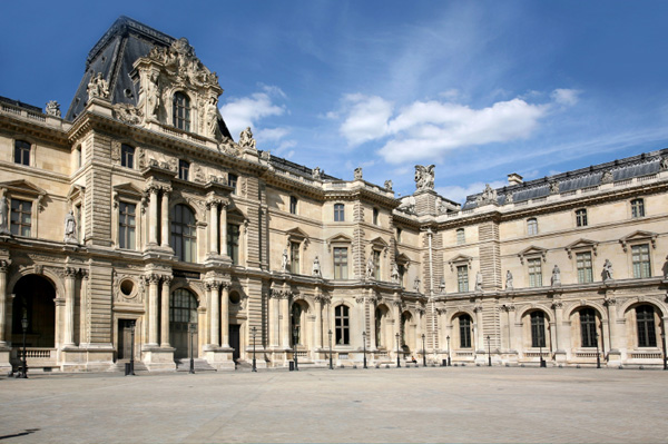 The Louvre in Paris, France